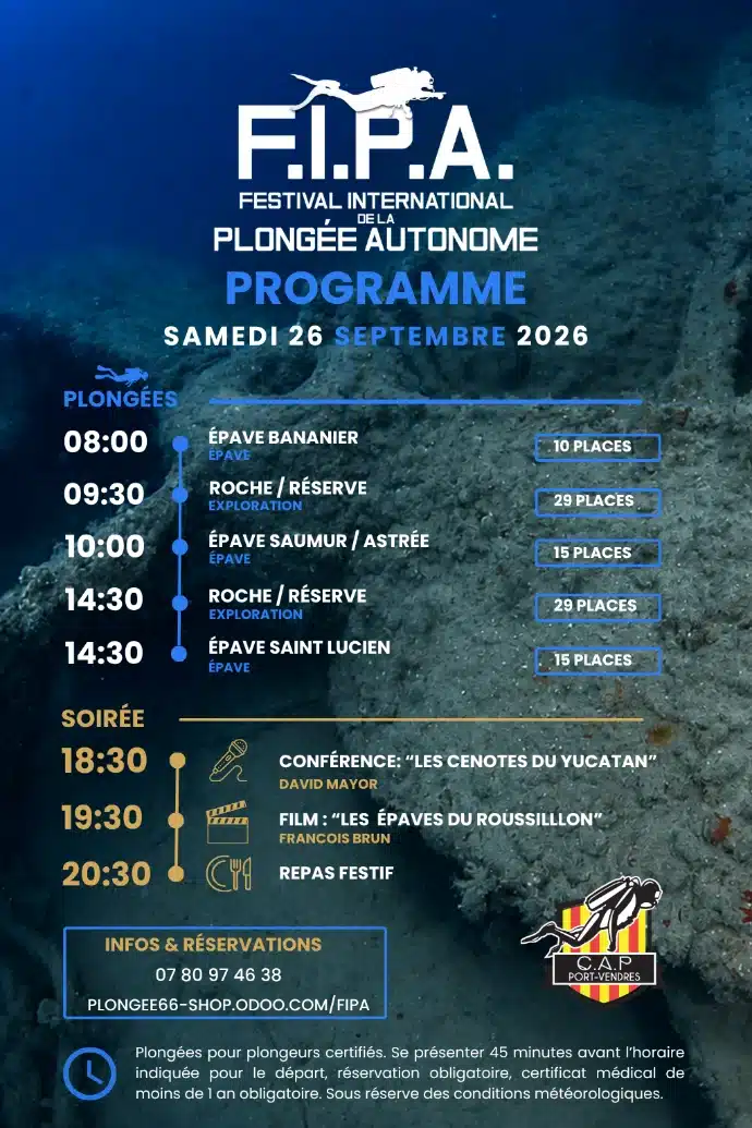 Programme FIPA 2026 Samedi