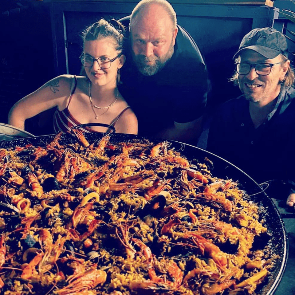 Paella géante pour les repas de groupe