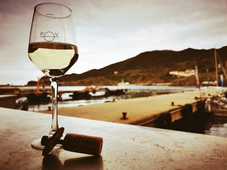 apero accès direct aux bateaux depuis le centre et vue imprenable sur la cap béar