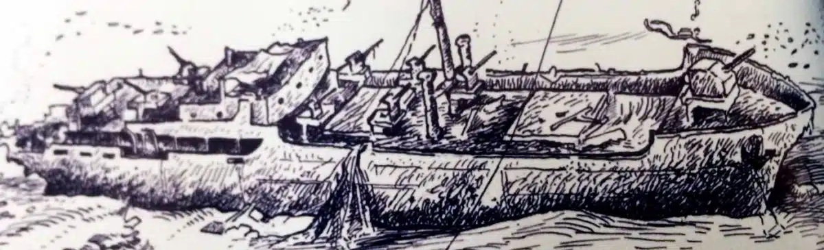 Epaves de la côte catalane : le bananier Plongée épave l'Alice robert - le bananier Port-Vendres - description de l'épave