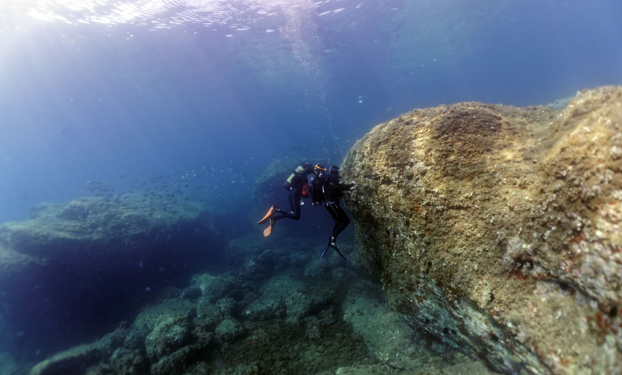 bapteme-reserve Baptême plongée dans la réserve marine