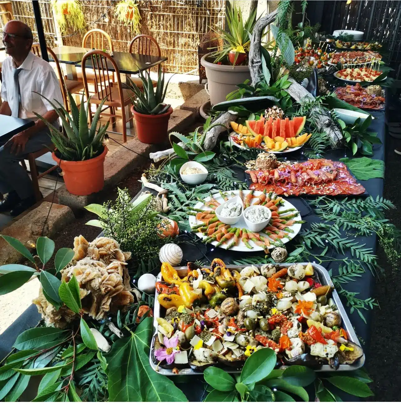 buffet pour groupes au ptit ponton