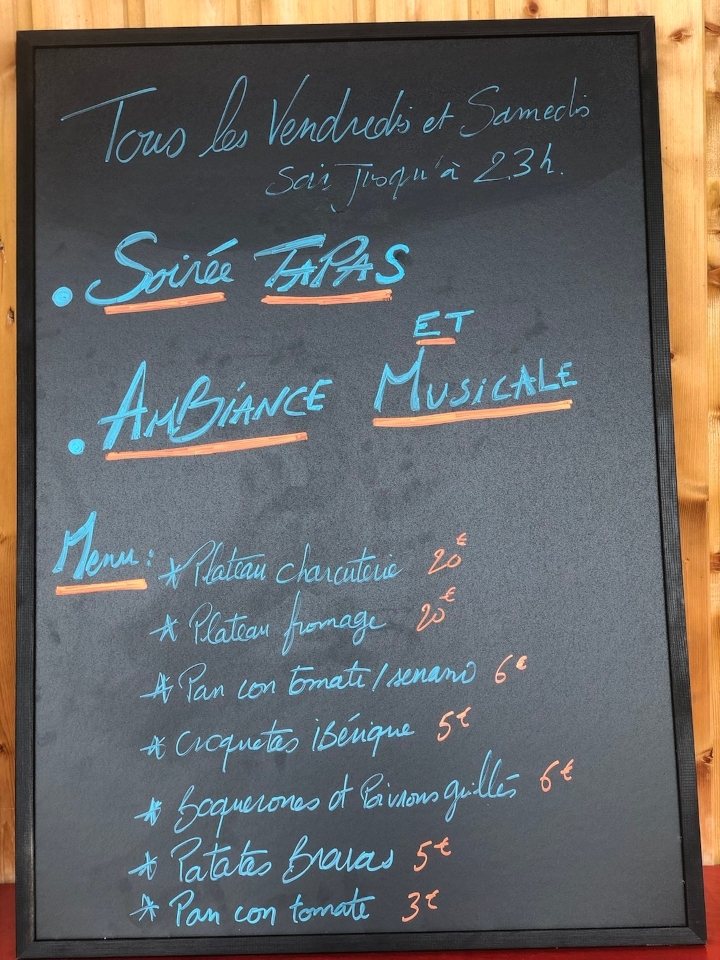 carte La carte du Food Truck