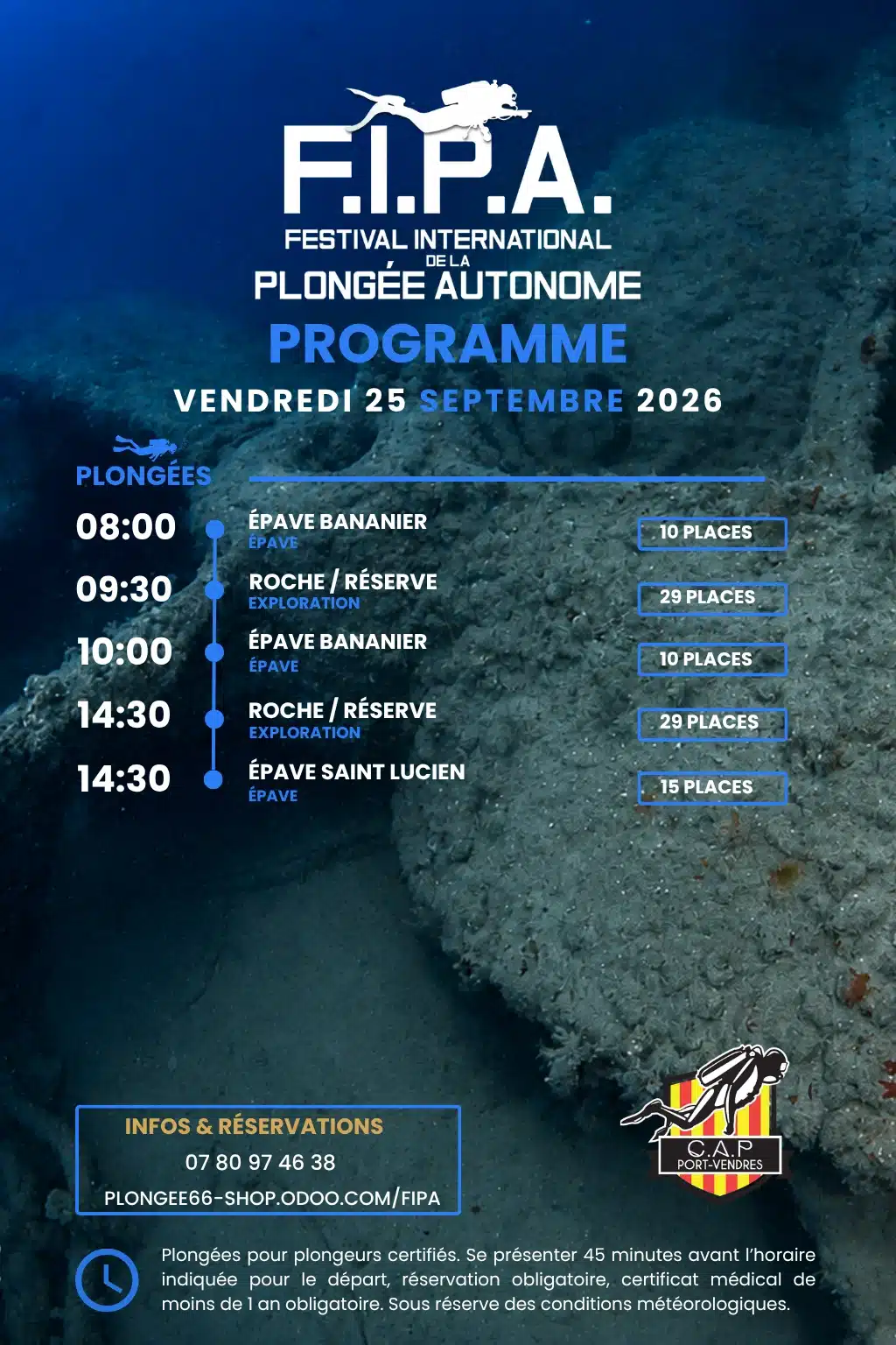 Programme FIPA 2026 Dimanche