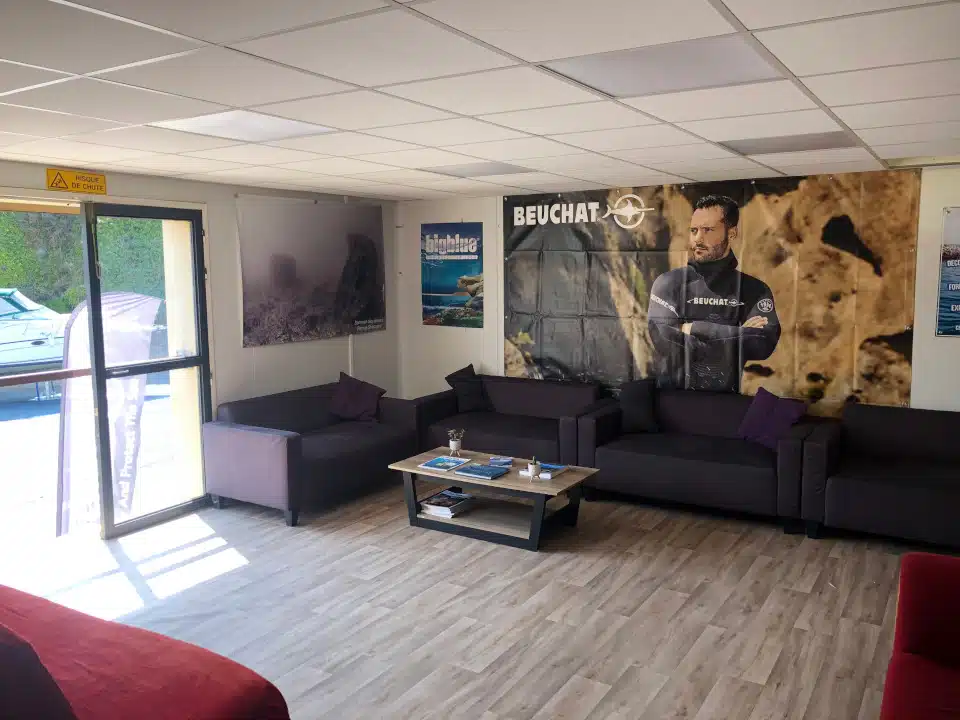 Espace détente avec accès wifi