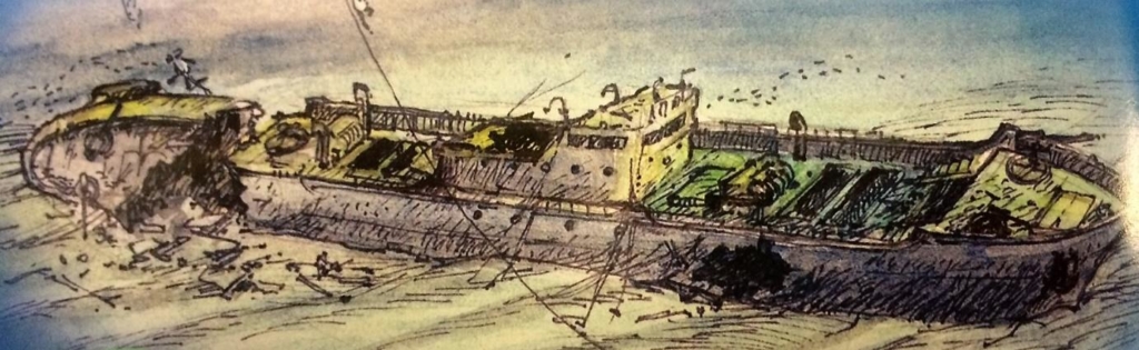 épave : le saumur - port vendres collioure