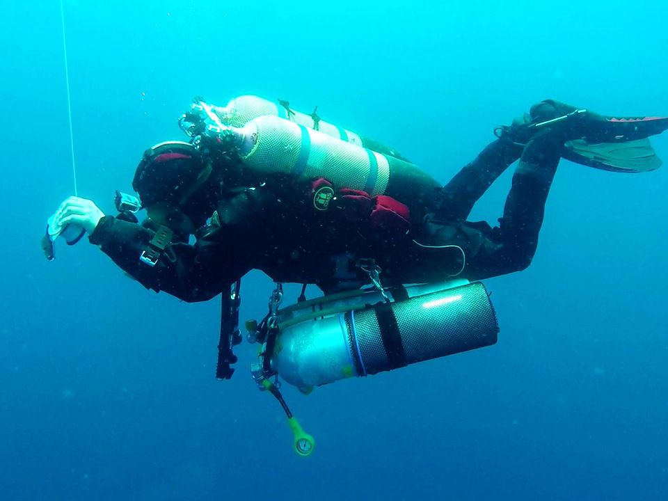 CAP port-Vendres France : technical diving courses