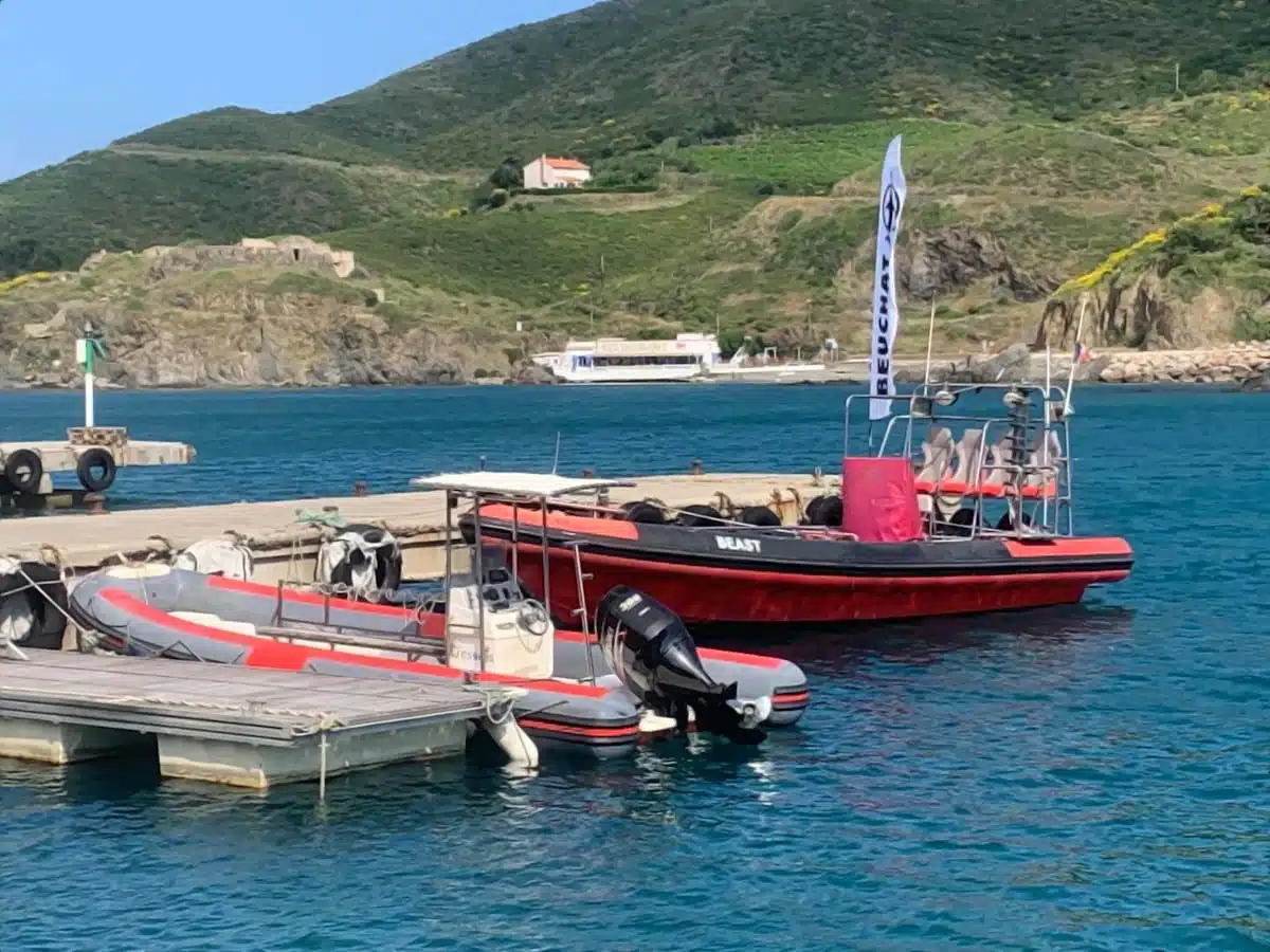 CAP Port-Vendres : le ponton du centre de plongée