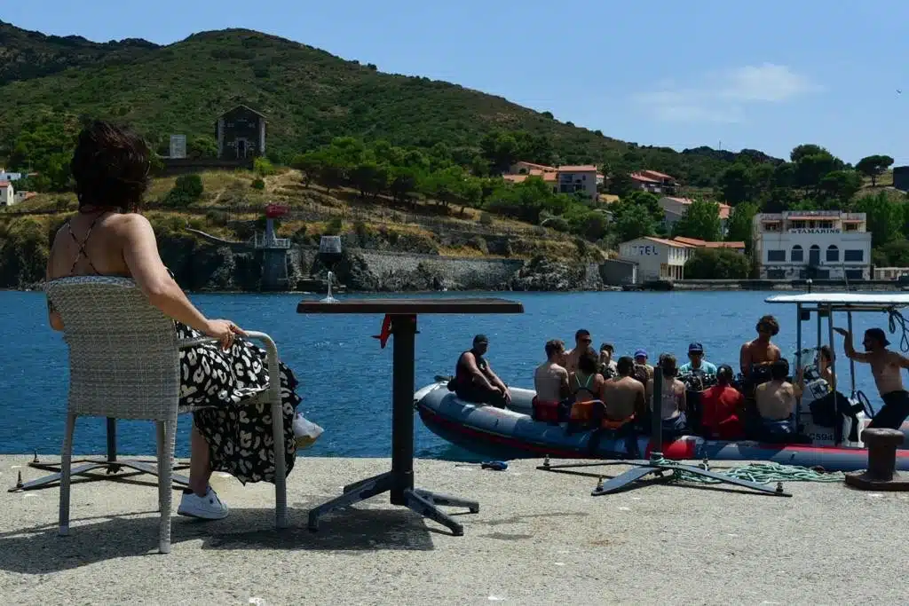 Le ptit ponton et les plongeurs